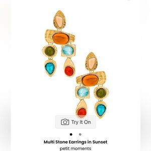 REVOLVE Multi Stone Earrings in Sunset